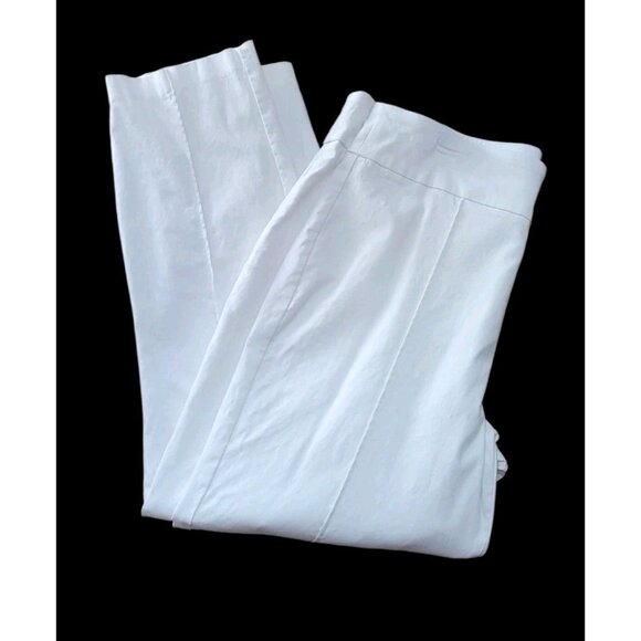 Crown & Ivy Women's Pants Size 14 Stretch Ankle Center Seam - Picture 2 of 12